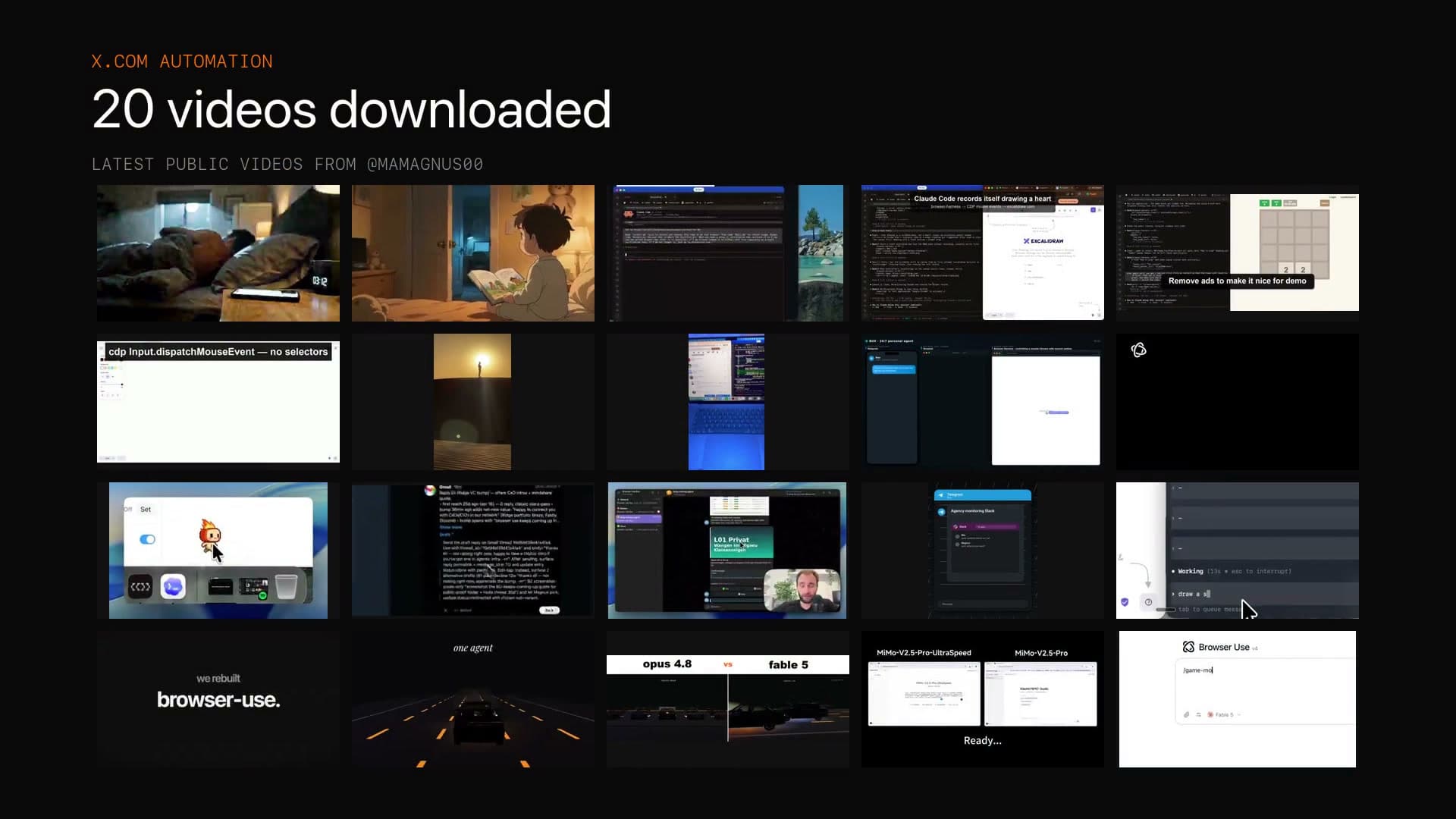 Download My Latest 20 X Videos demo preview