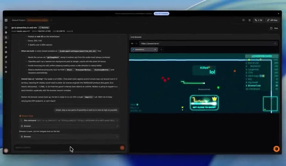 Play a Real-Time Browser Game demo preview